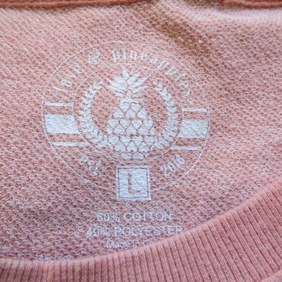 Love & Pineapples Women's Oversized Tie Dyed Lightweight Sweatshirt  L  EUC - Picture 11 of 11